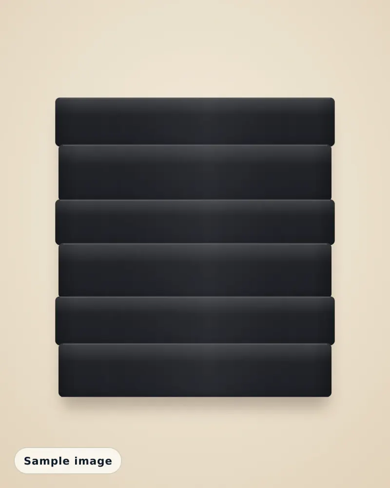 Black unstitched suit fabric