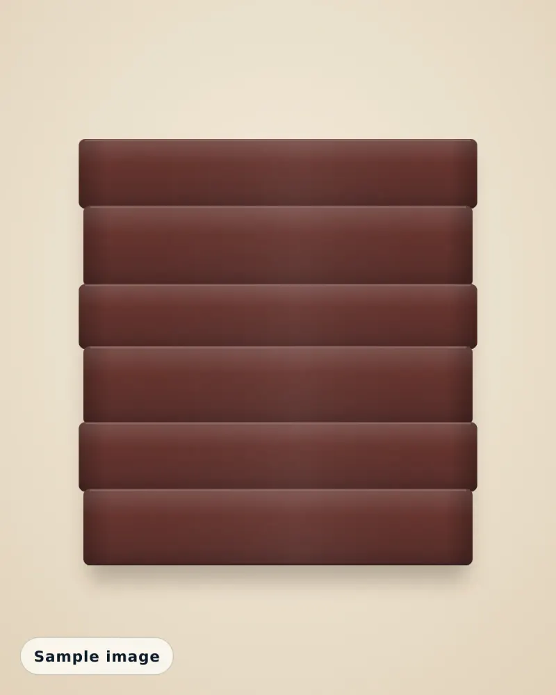 Chestnut Brown wash & wear unstitched suit fabric, folded (sample image)