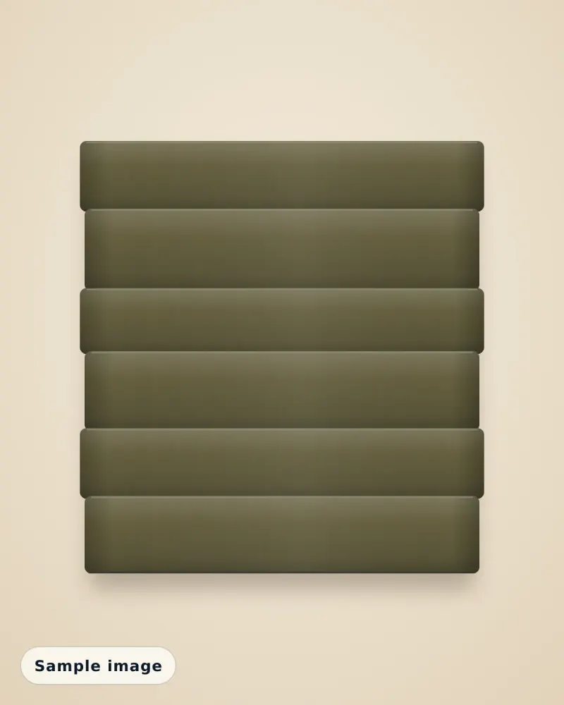 Olive Green wash & wear unstitched suit fabric, folded (sample image)